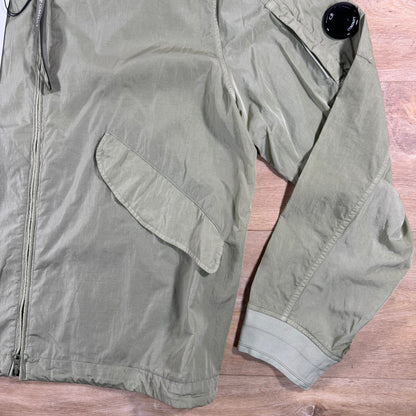 C.P. Company Chrome-R Lens Jacket in Moss Gray - Green