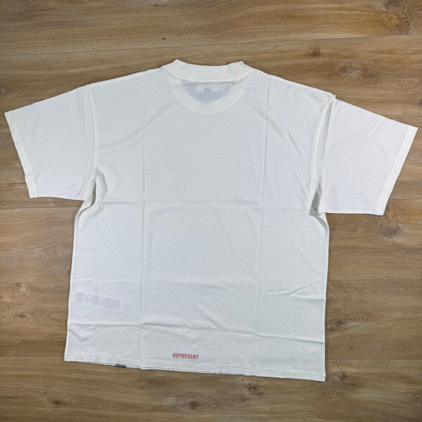 Represent Initial Star T-Shirt in Flat White