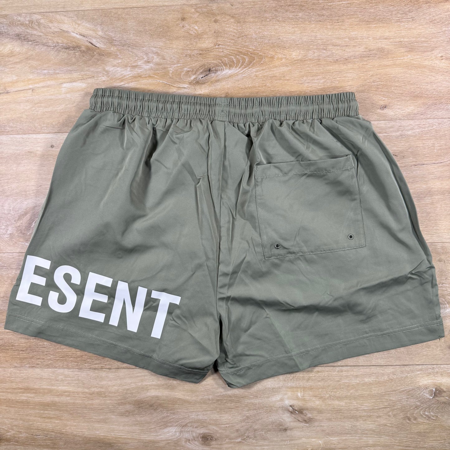 Represent Swim Shorts in Khaki Green