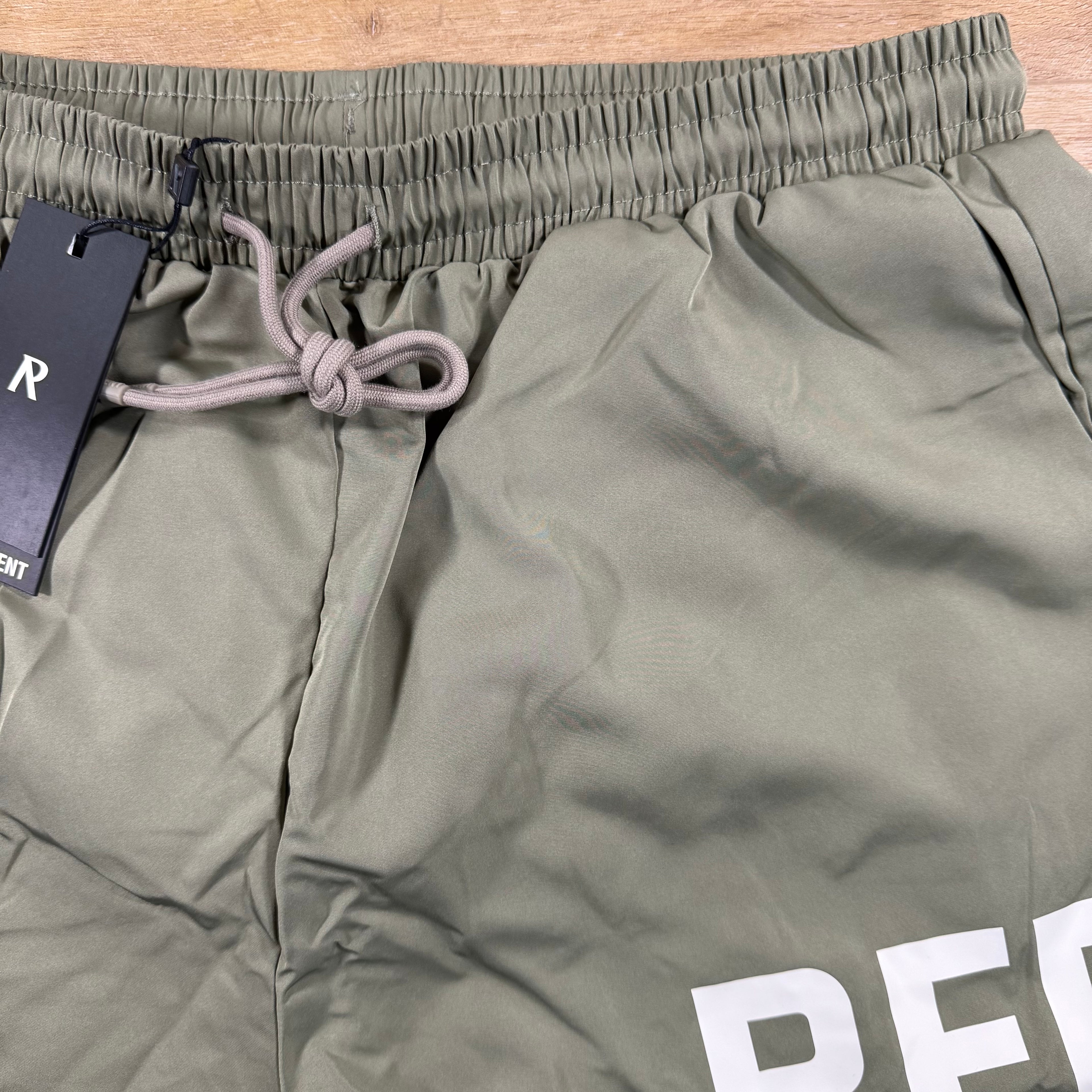 Represent Swim Shorts in Khaki Green