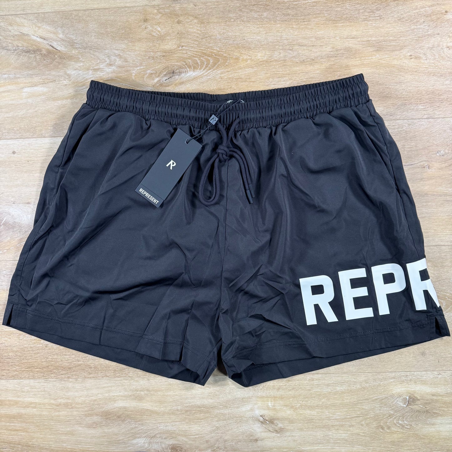 Represent Swim Shorts in Black