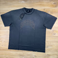 Represent Embellished T-Shirt in Stained Black