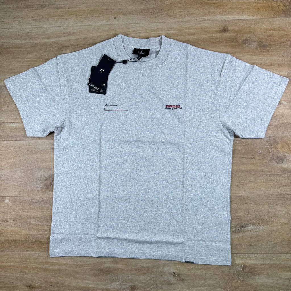 Represent Patron of the Club T-Shirt in Cream Marl