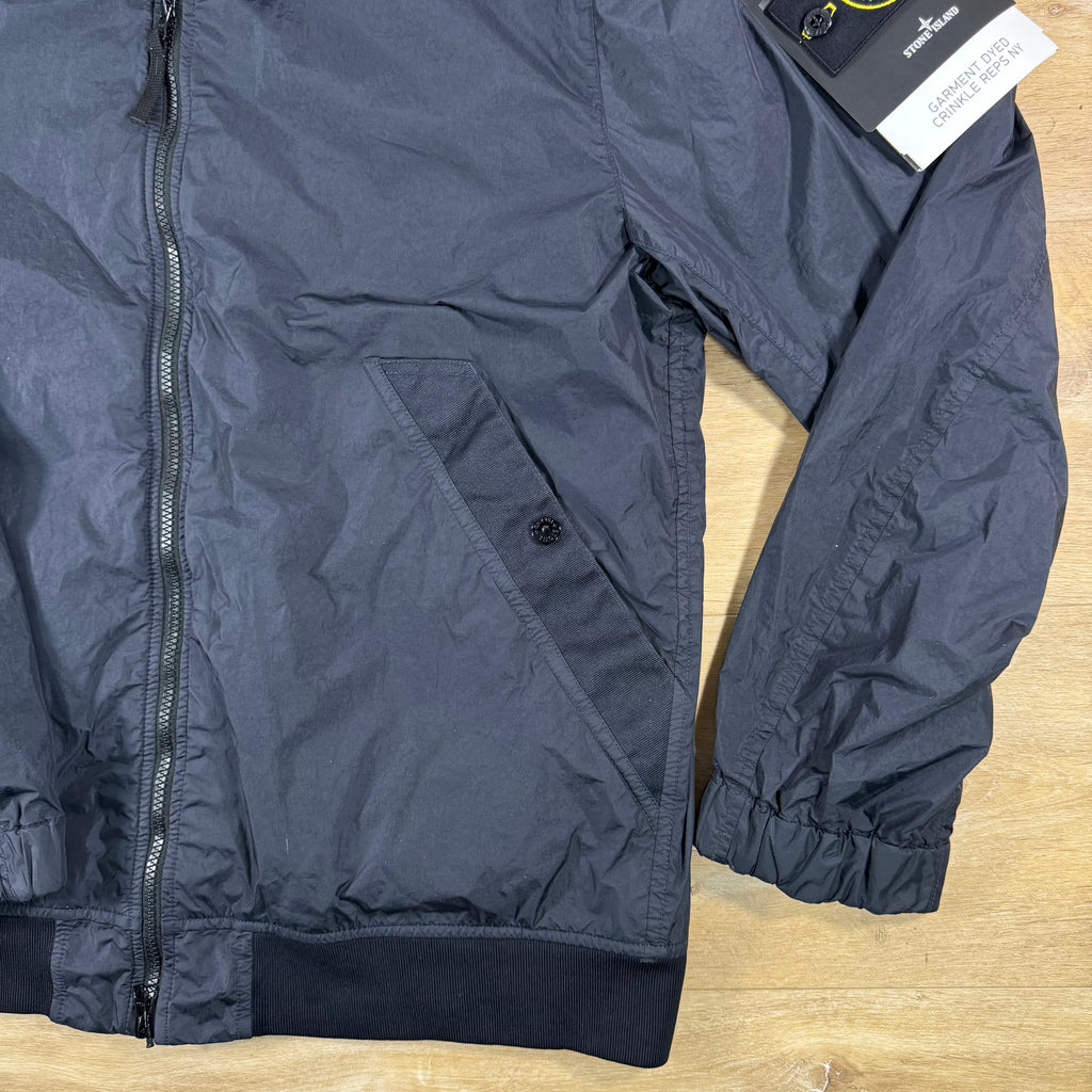 Stone Island Crinkle Reps NY Jacket in Navy