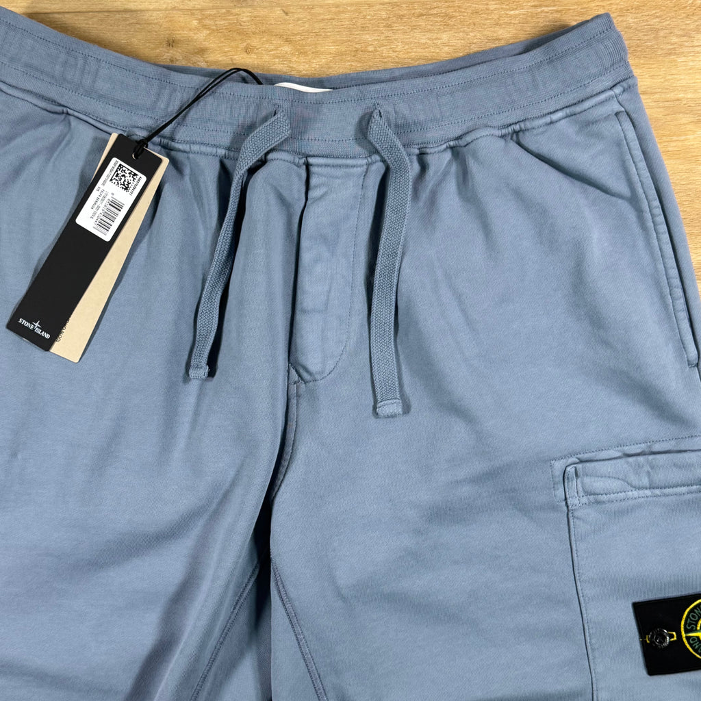Stone Island Fleece Bermuda Shorts in Avio Blue