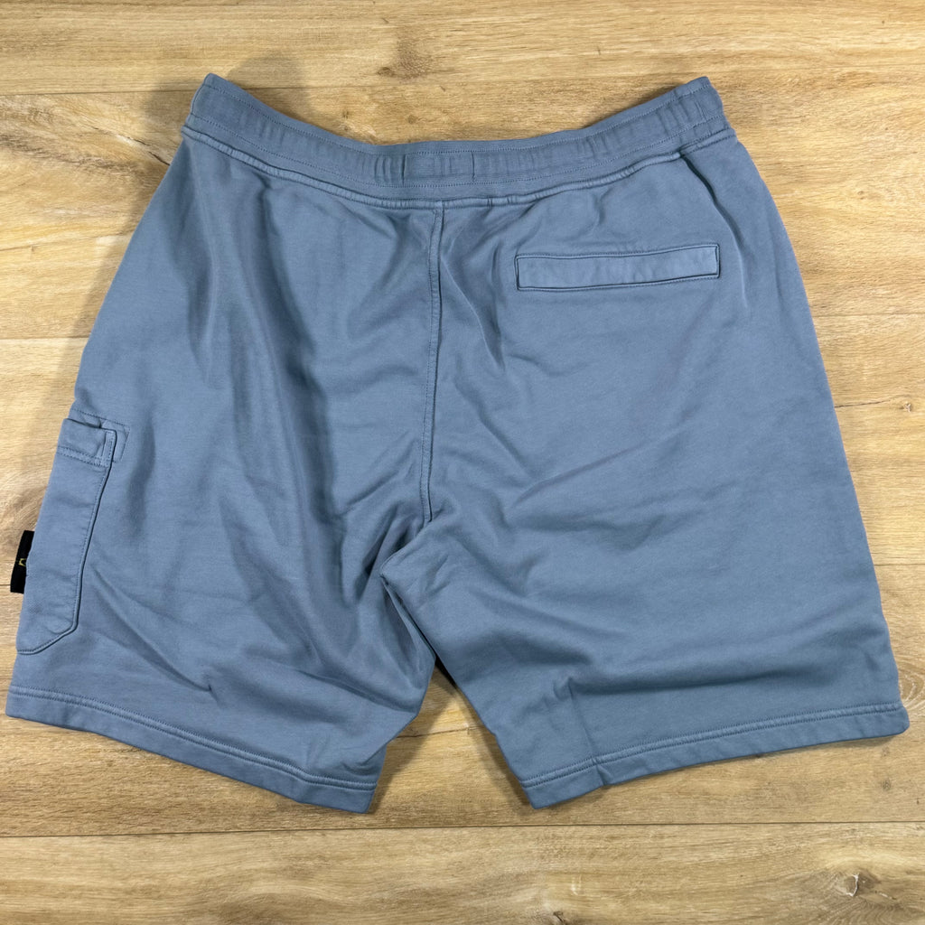 Stone Island Fleece Bermuda Shorts in Avio Blue
