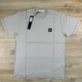 Stone Island Patch Logo T-Shirt in Desert