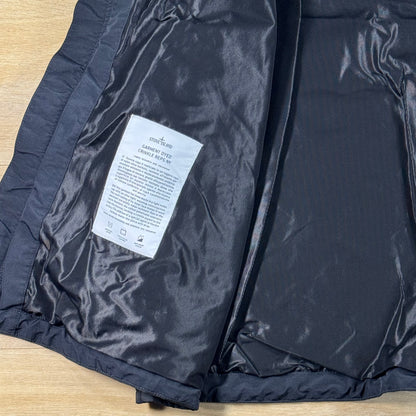 Stone Island Crinkle Reps NY Hooded Jacket in Black