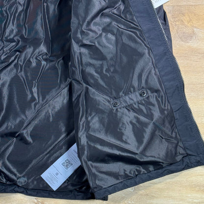 Stone Island Crinkle Reps NY Hooded Jacket in Black