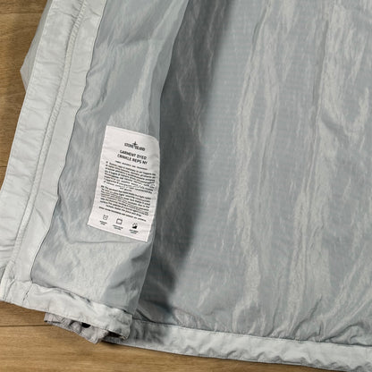Stone Island Crinkle Reps NY Hooded Jacket in Sky Blue