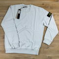 Stone Island Crewneck Fleece Sweatshirt in Sky Blue