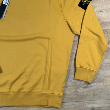 Stone Island Crewneck Fleece Sweatshirt in Mustard