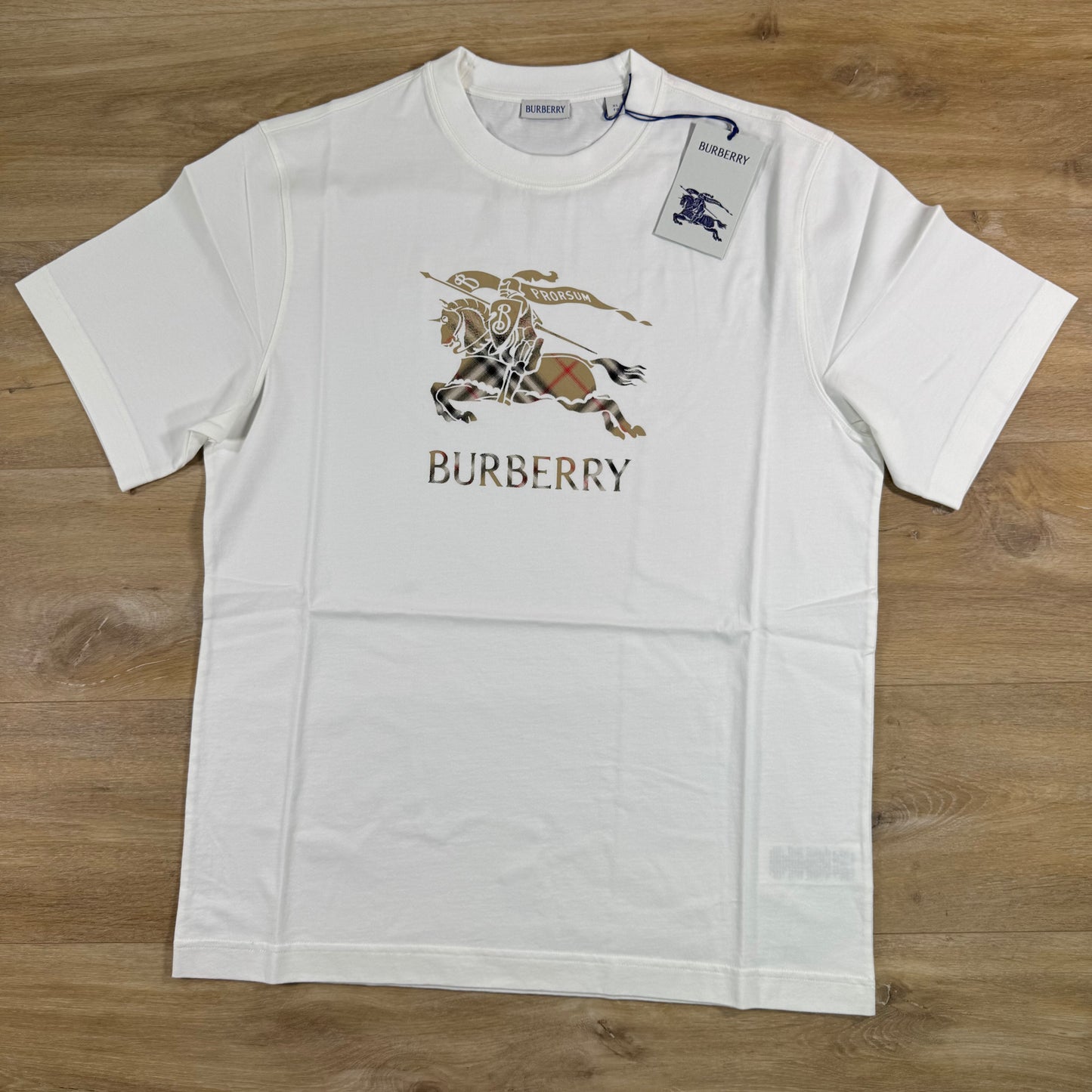 Burberry EKD Ombre T-Shirt in Chalk