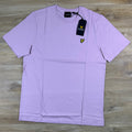 Lyle & Scott Cotton Crewneck T-Shirt in Pink Light