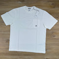 C.P. Company 24/1 Pigment Dyed T-Shirt in Gauze White
