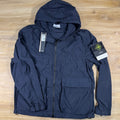Stone Island Nylon Smerigliato-TC Short Hooded Parka in Navy