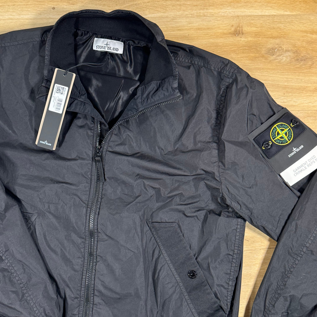Stone Island Crinkle Reps NY Jacket in Black