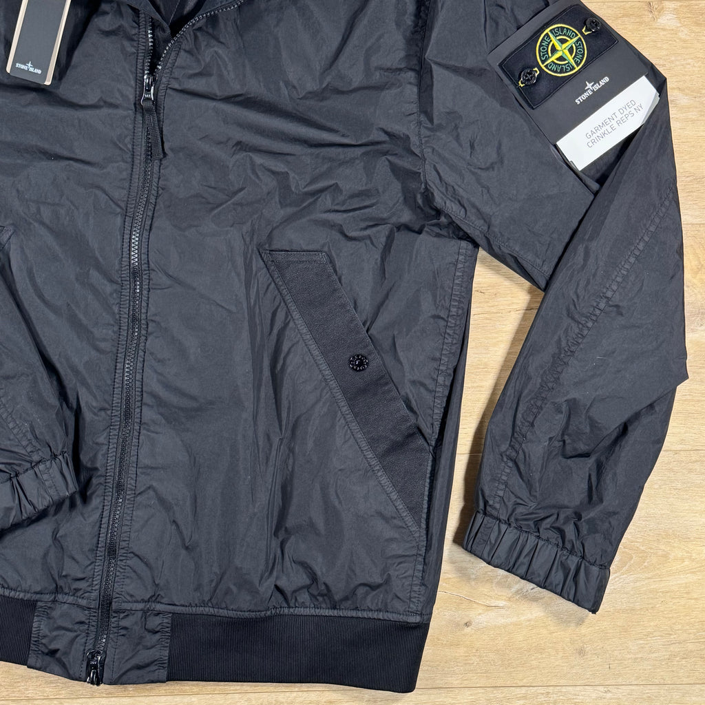 Stone Island Crinkle Reps NY Jacket in Black