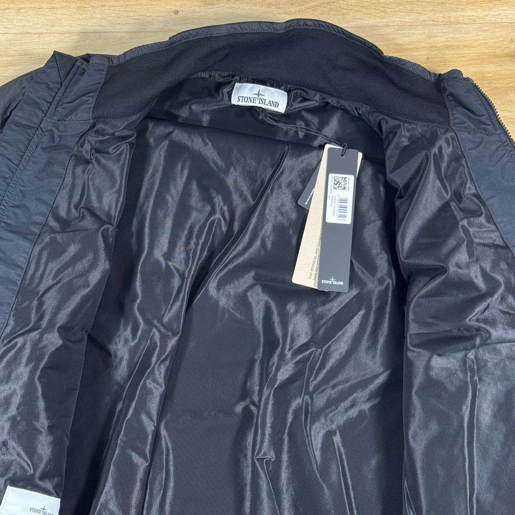 Stone Island Crinkle Reps NY Jacket in Black