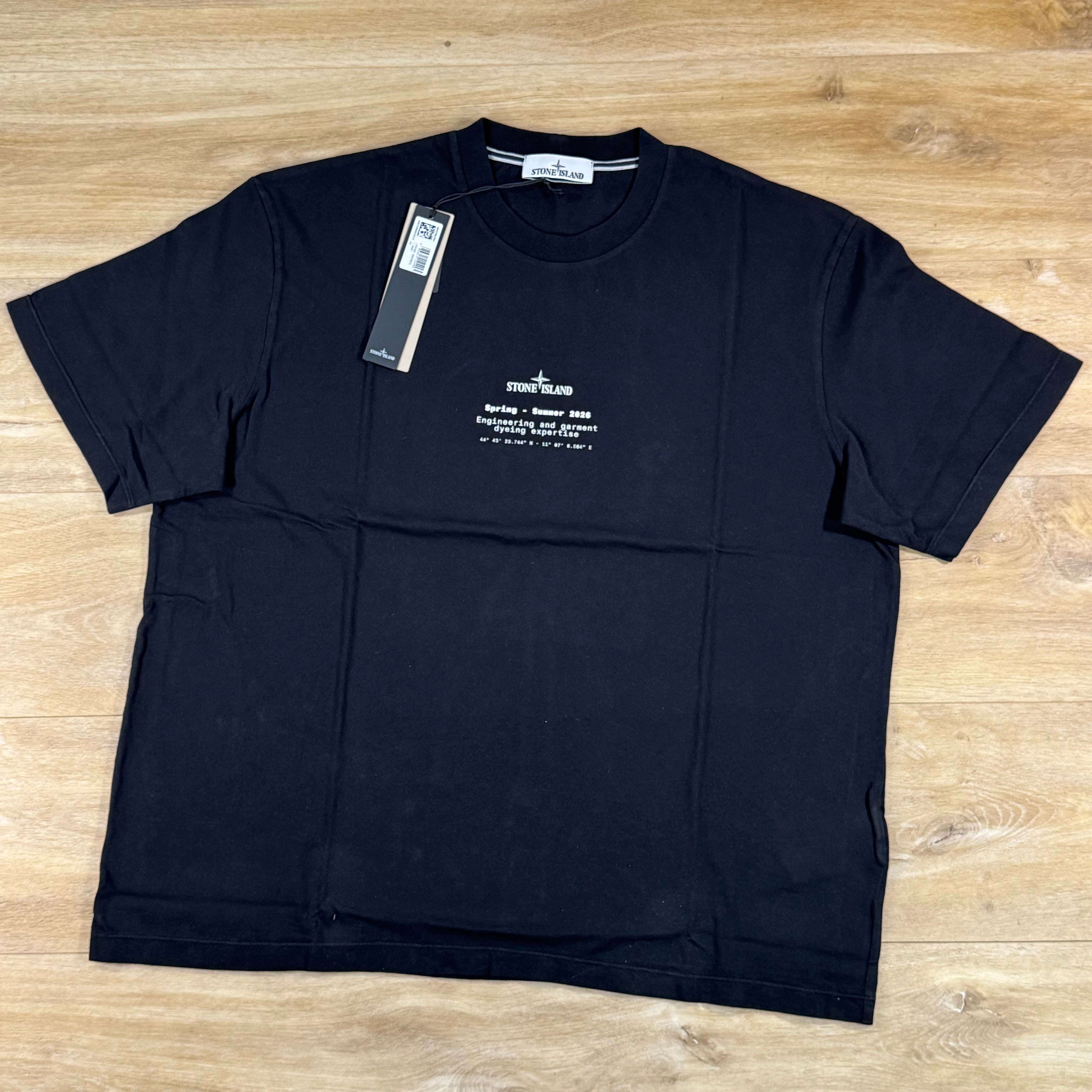 Stone Island Stone Print T-Shirt in Black