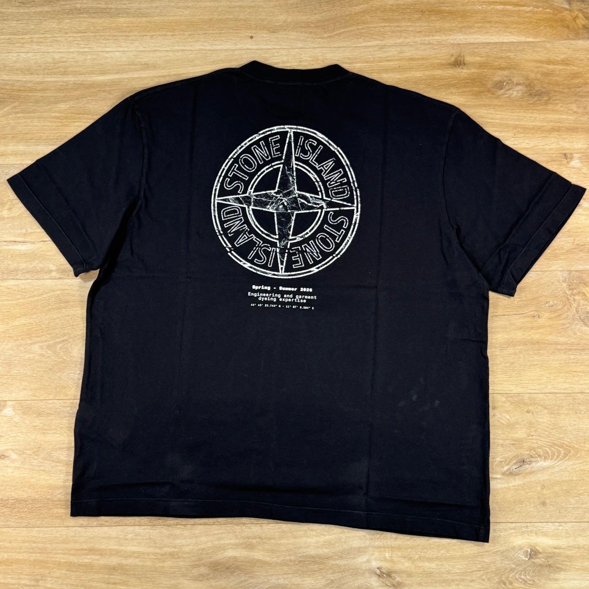 Stone Island Stone Print T-Shirt in Black – Label Menswear