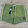 Stone Island Nylon Metal Button Swim Shorts in Lemon