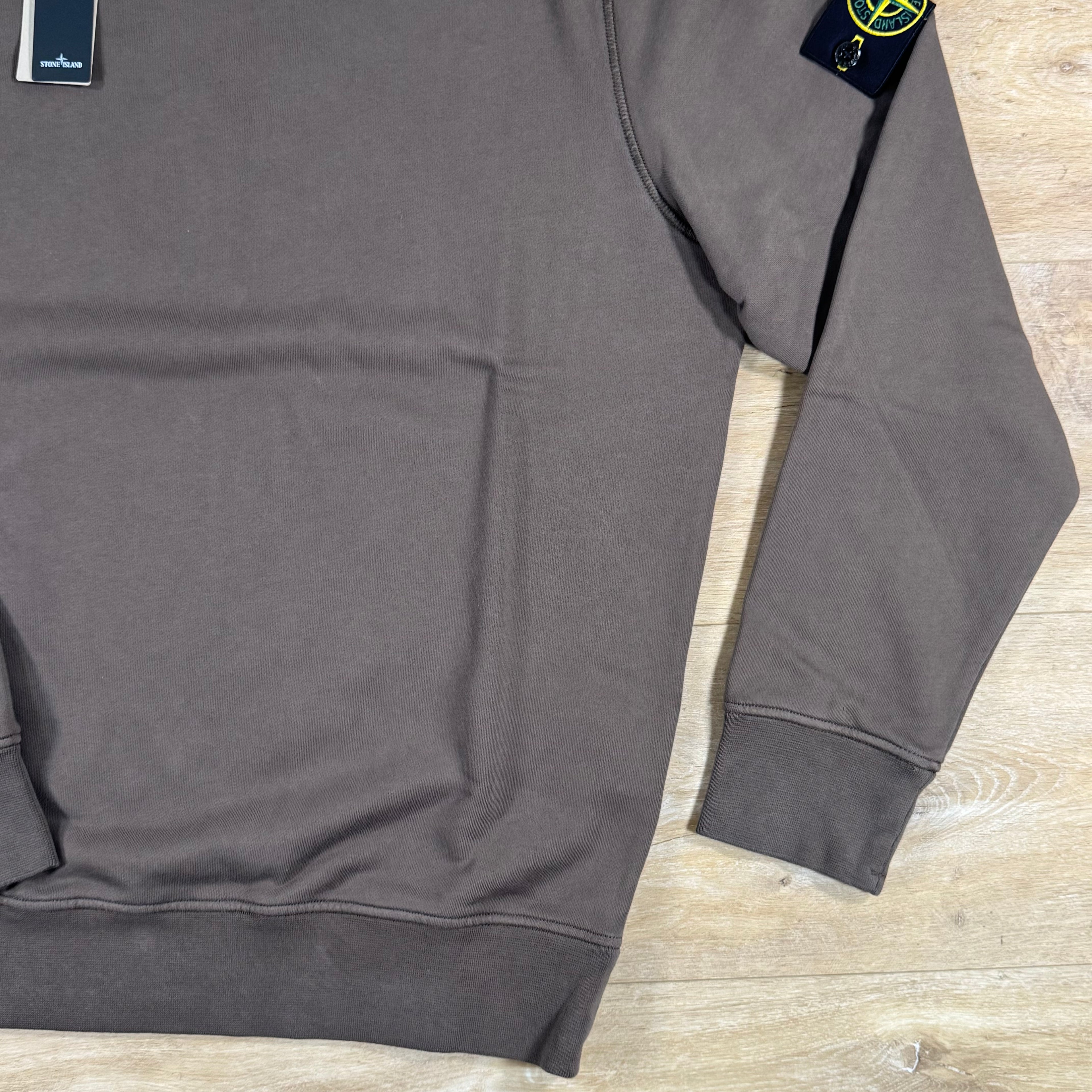Stone Island Crewneck Fleece Sweatshirt in Umber - Brown