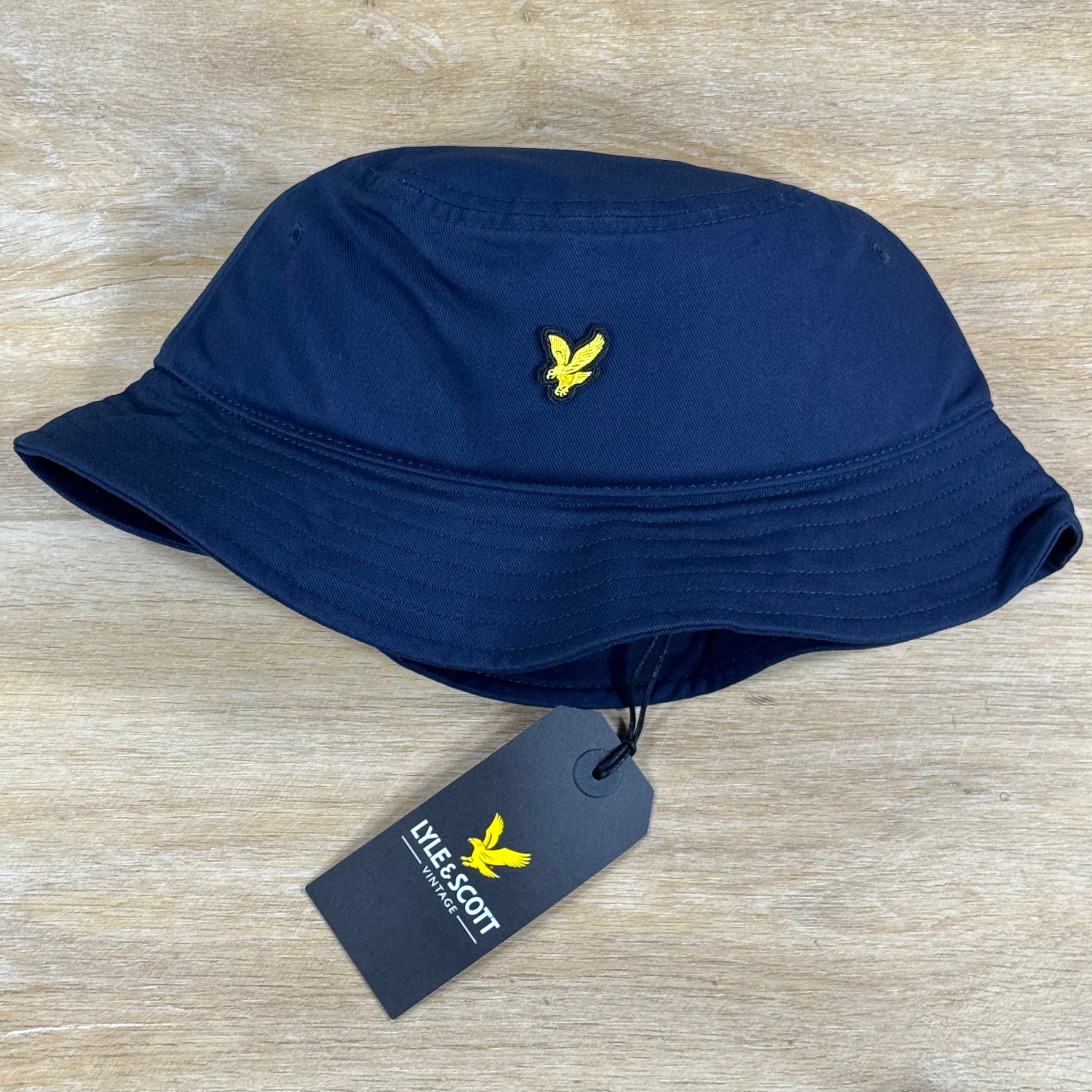 Lyle & Scott Bucket Hat in Dark Navy