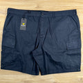Lyle & Scott Cotton Cargo Shorts in Jet Black