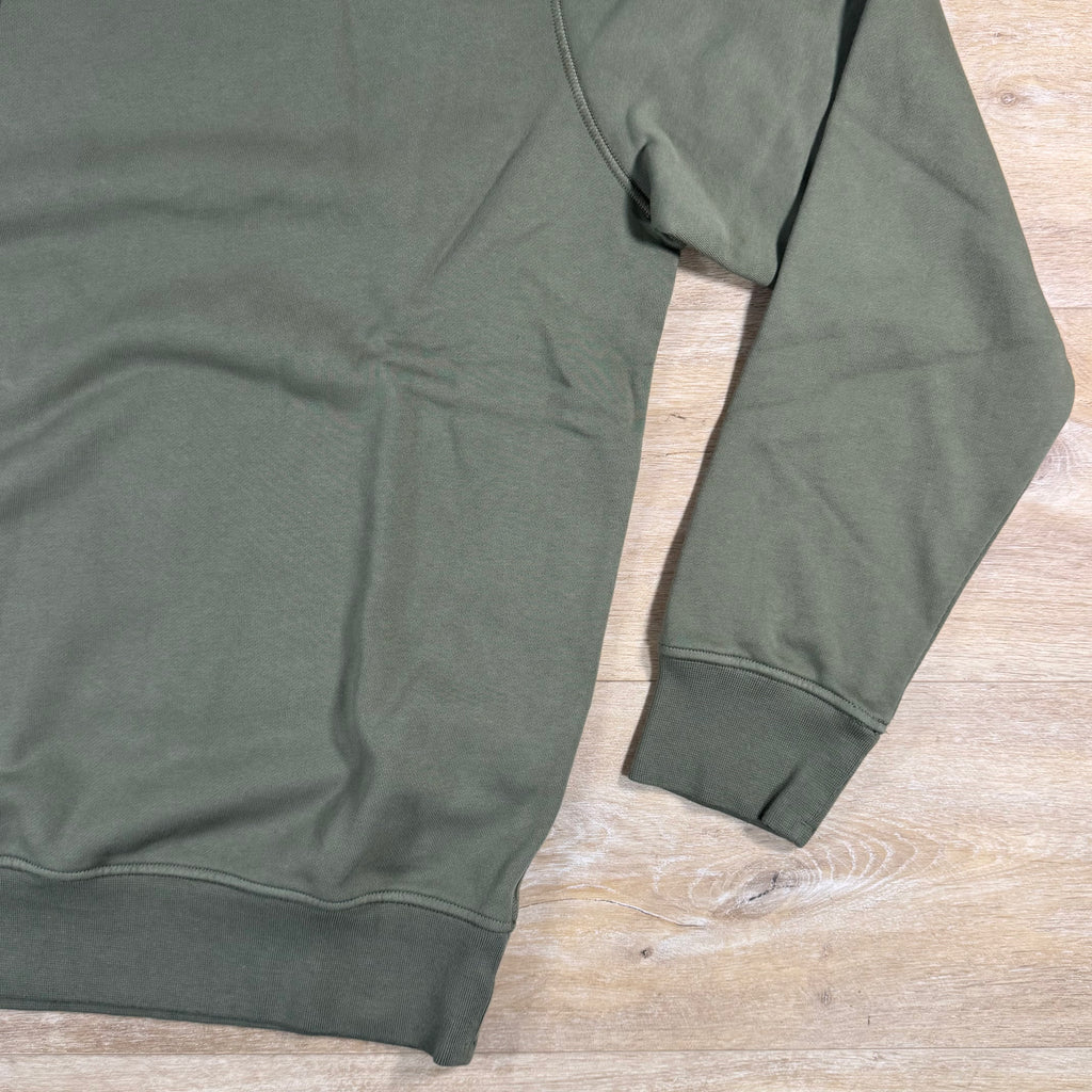 Stone Island Crewneck Fleece Sweatshirt in Military Green