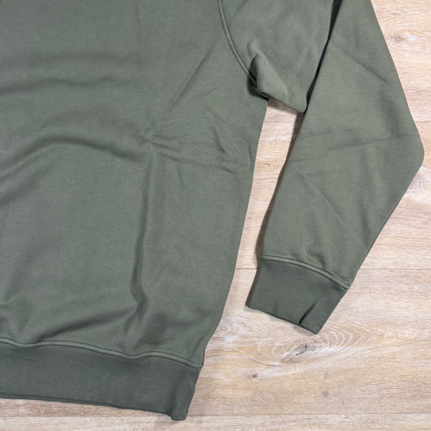 Stone Island Crewneck Fleece Sweatshirt in Military Green
