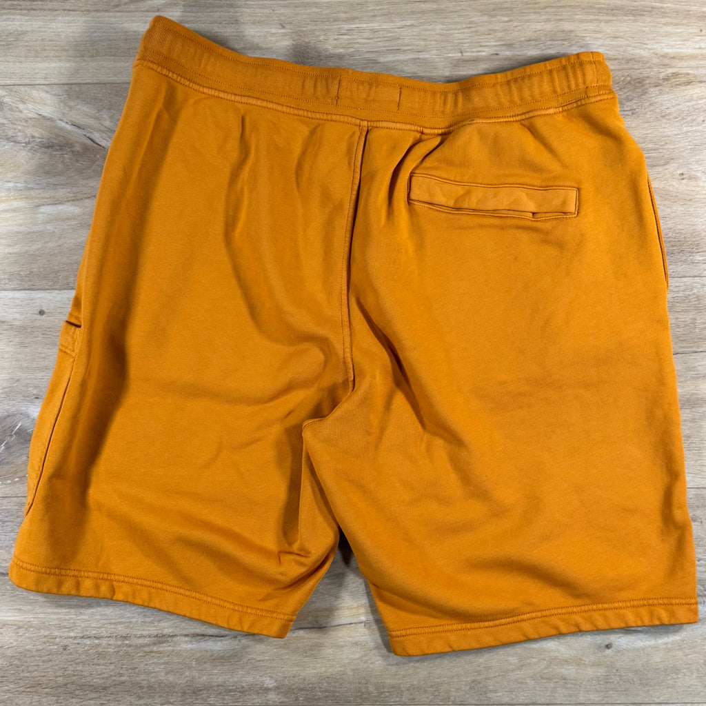 Stone Island Fleece Bermuda Shorts in Tangerine