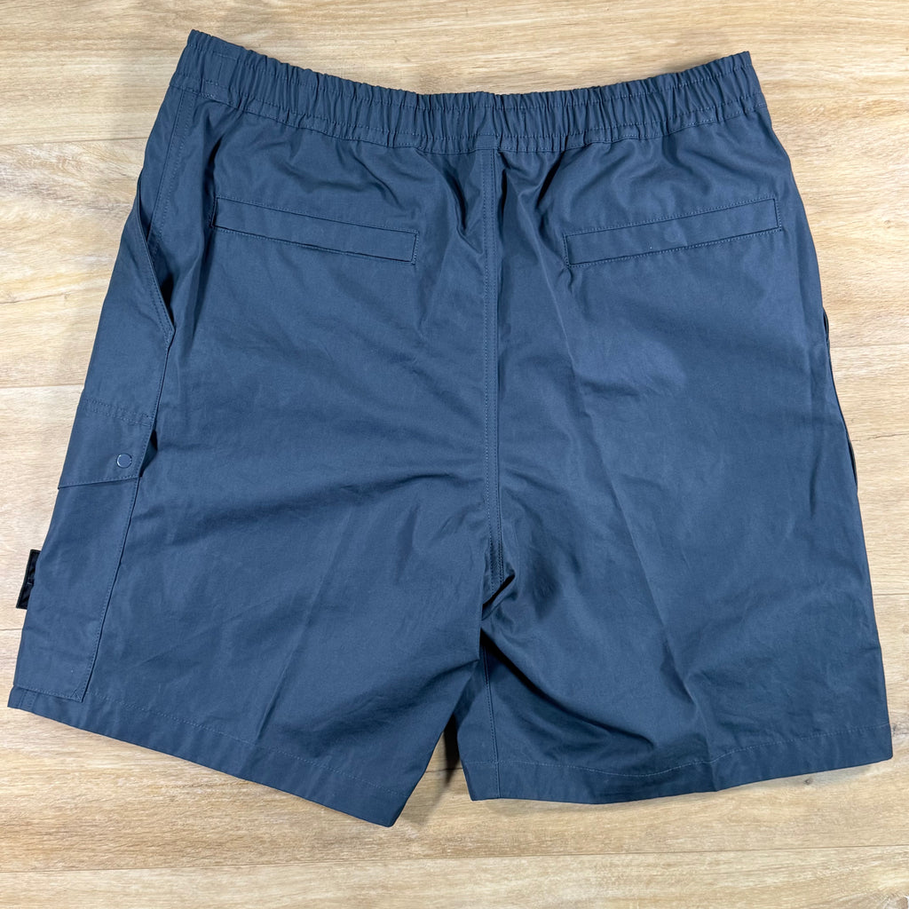 Stone Island Ghost All-Weather Cargo Shorts in Slate Blue