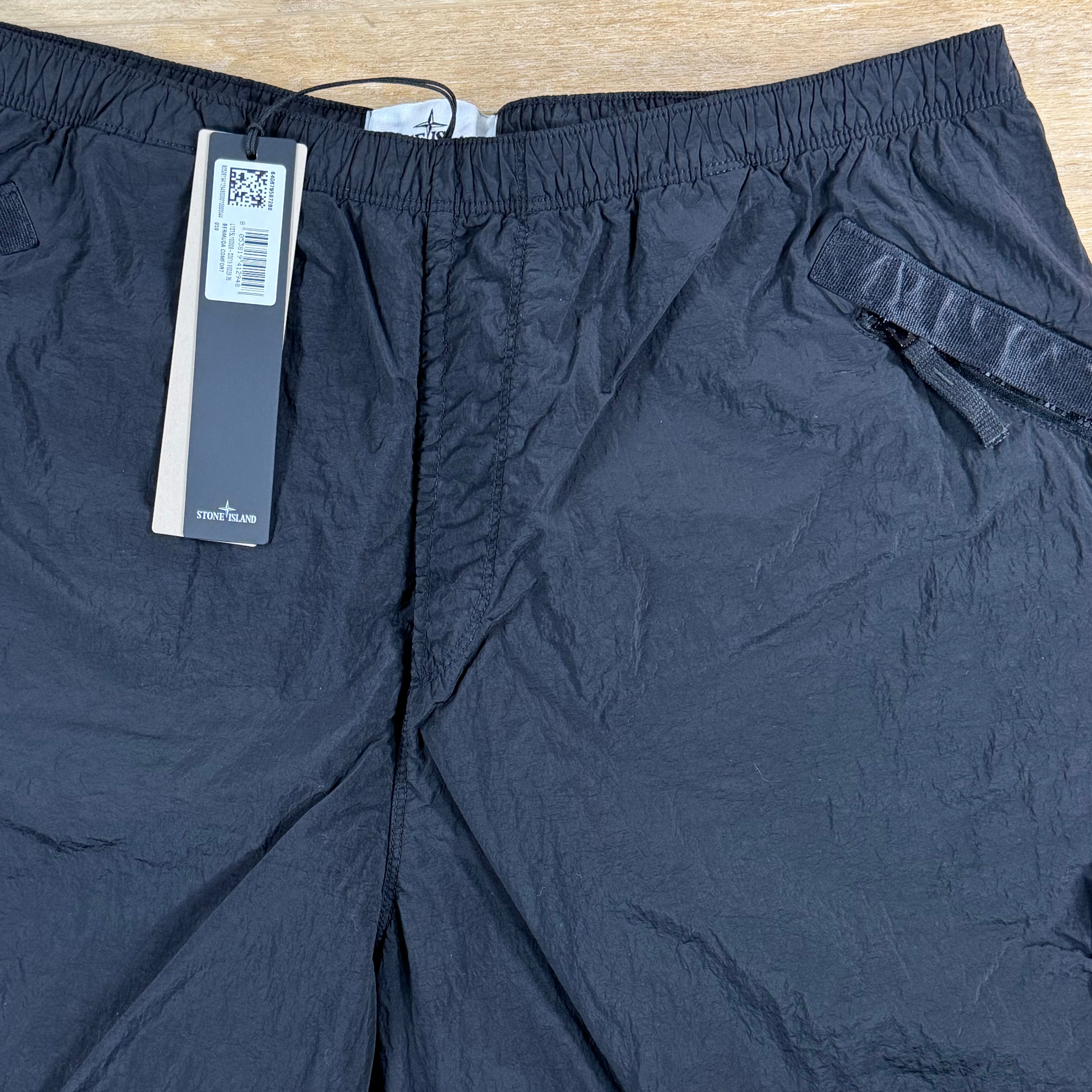 Stone Island Nylon Metal Shorts in Black