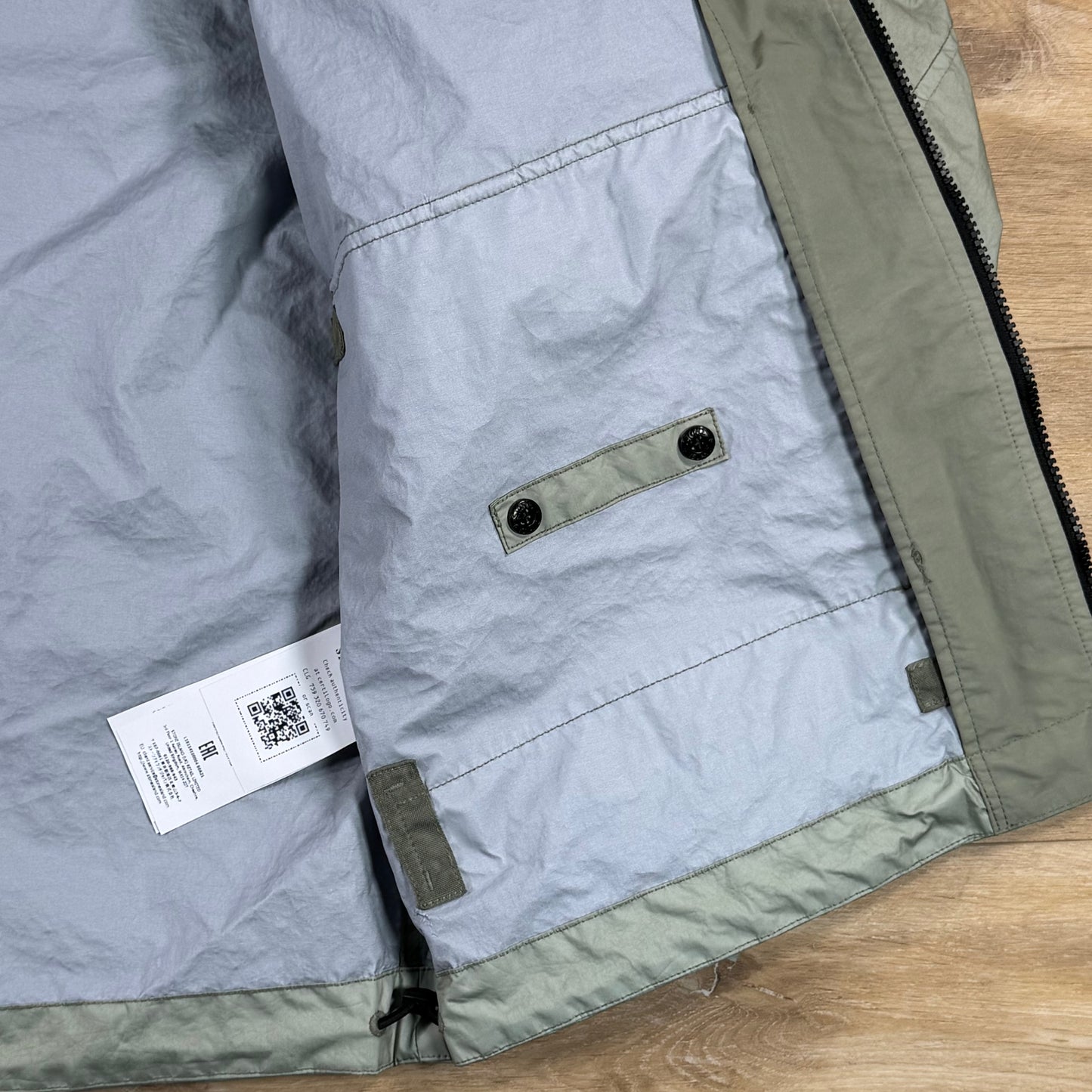 Stone Island Membrana 3L TC Jacket in Sage Green