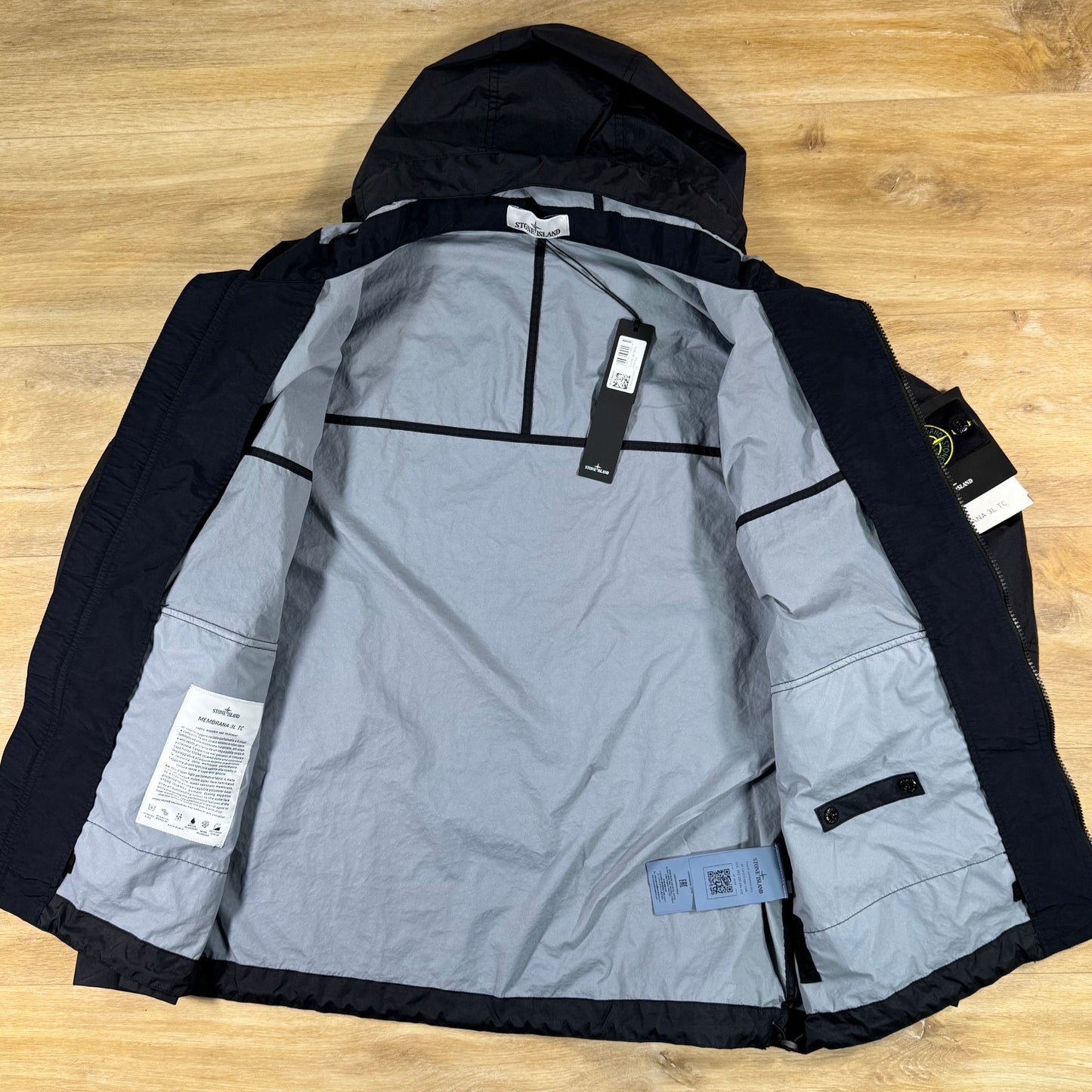 Stone Island Membrana 3L TC Jacket in Navy