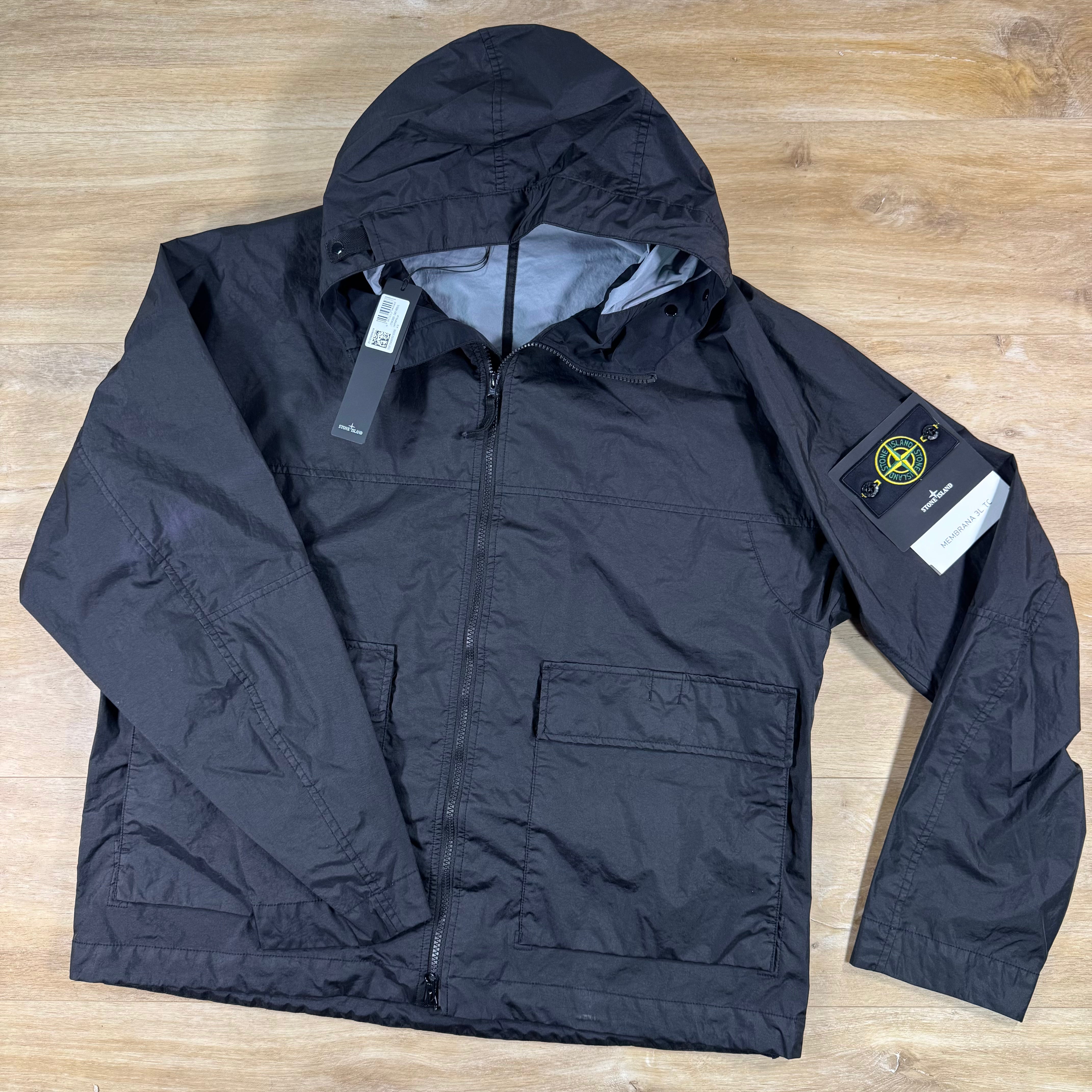 Stone Island Membrana 3L TC Jacket in Black