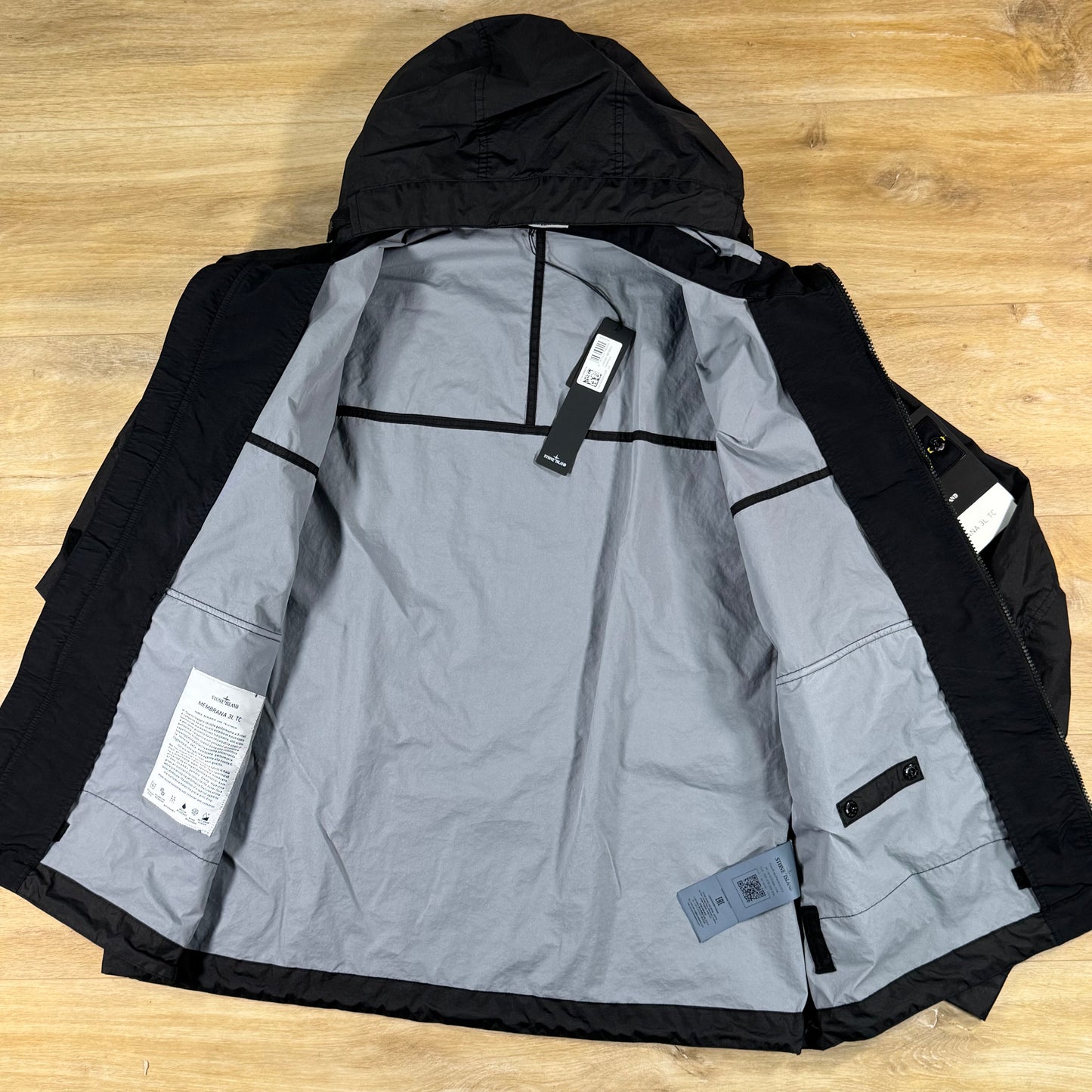 Stone Island Membrana 3L TC Jacket in Black
