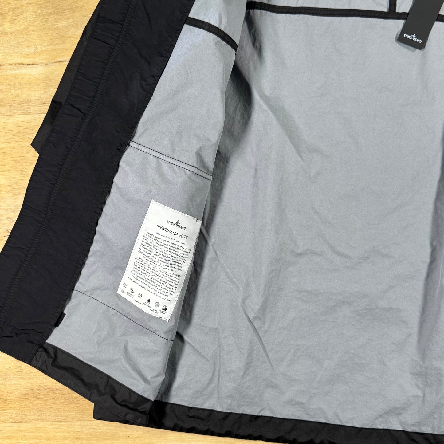 Stone Island Membrana 3L TC Jacket in Black