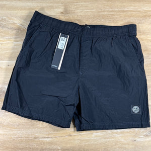 Stone Island Nylon Metal Mid-Length Swim Shorts in Navy