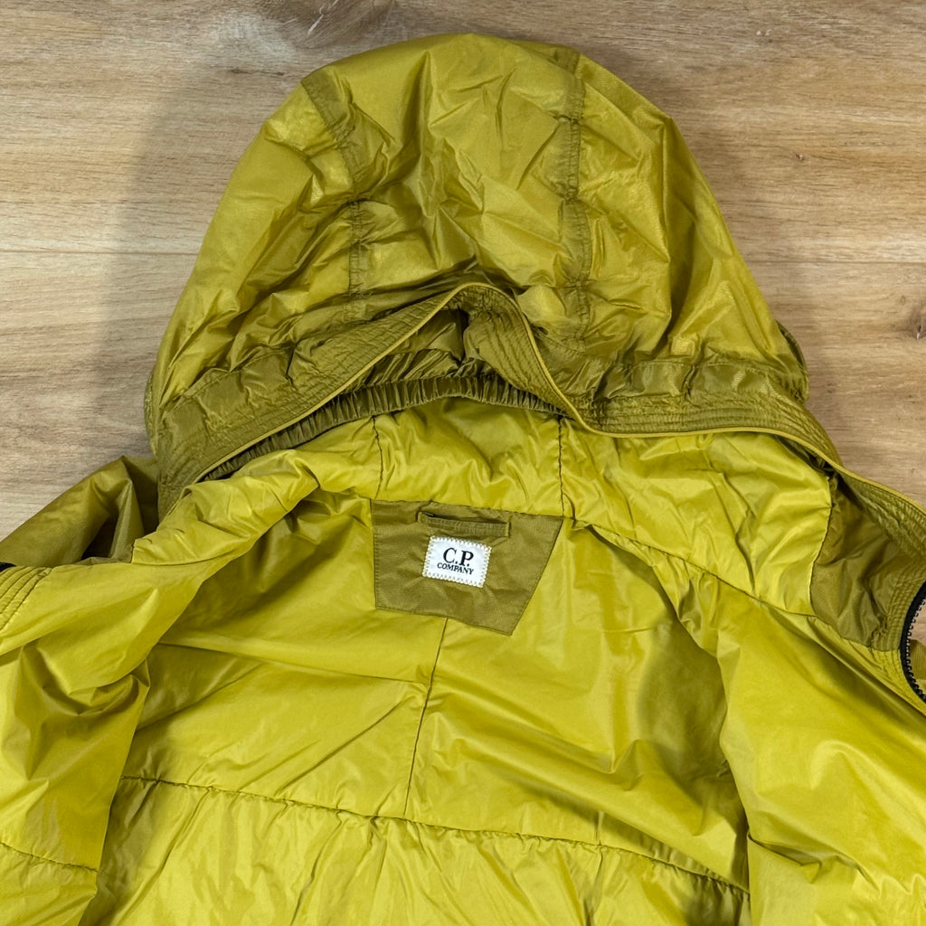 C.P. Company Nada Shield Packable Primaloft Evolve Lens Jacket in Antique Moss - Yellow