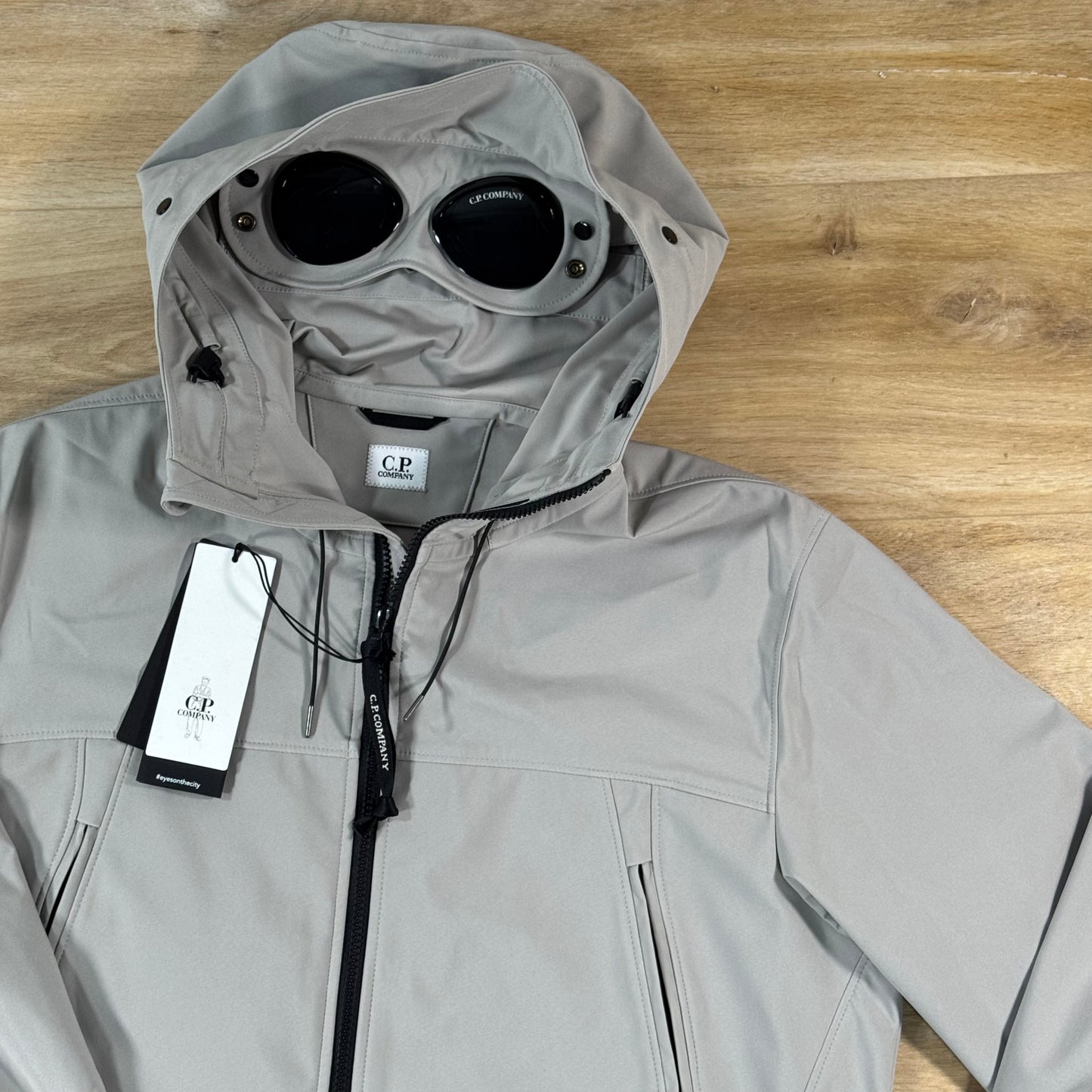 C.P. Company Shell-R Goggle Jacket in Dove