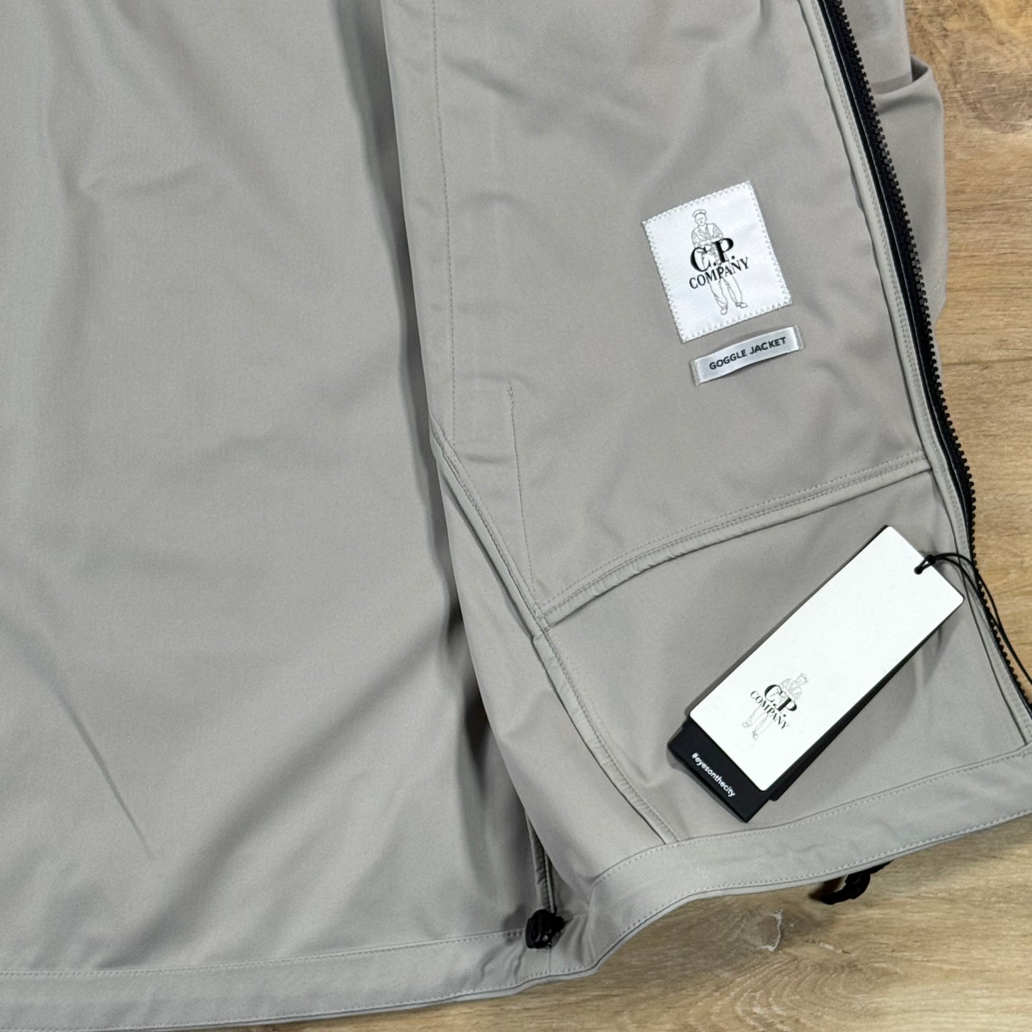C.P. Company Shell-R Goggle Jacket in Dove
