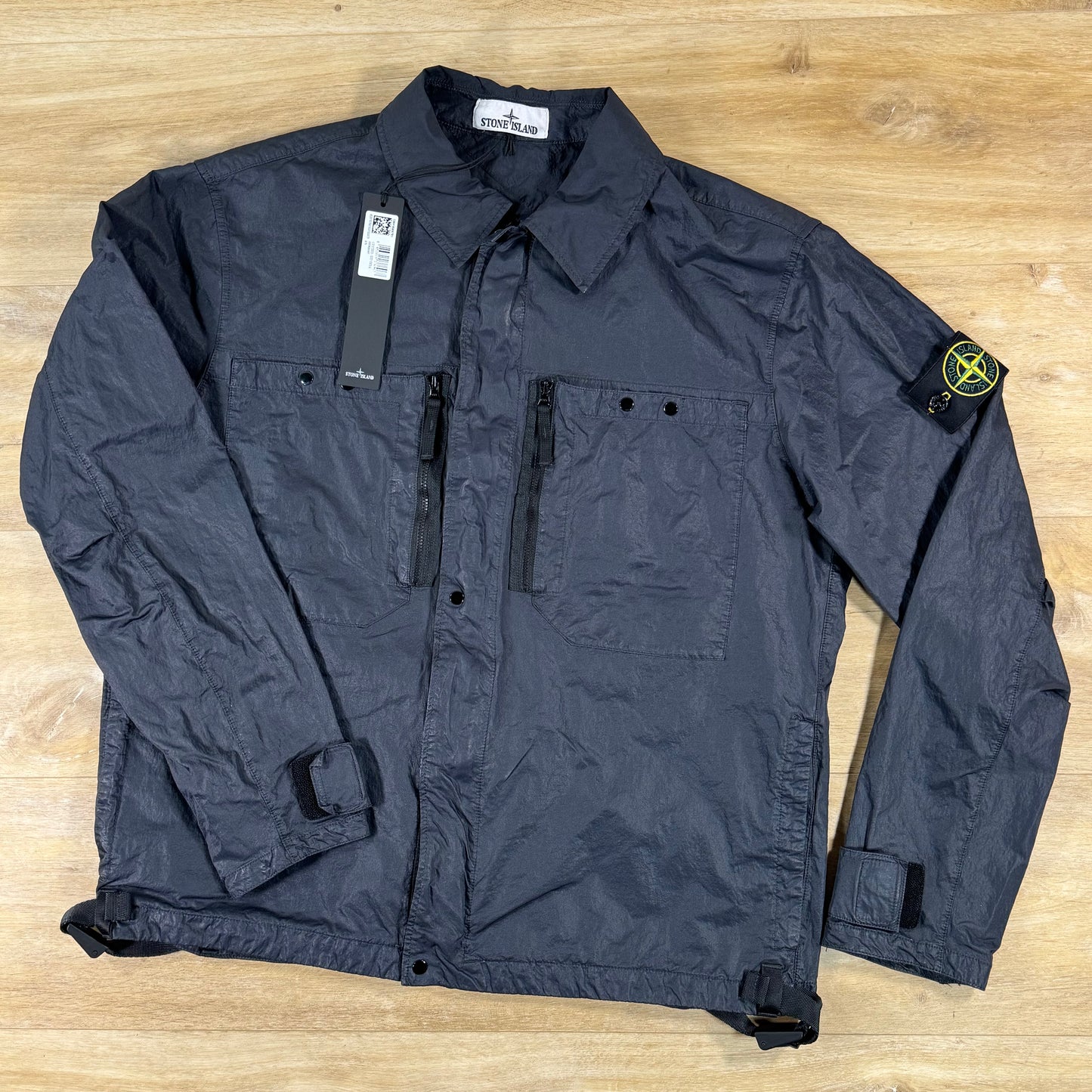 Stone Island Nylon Overshirt in Navy