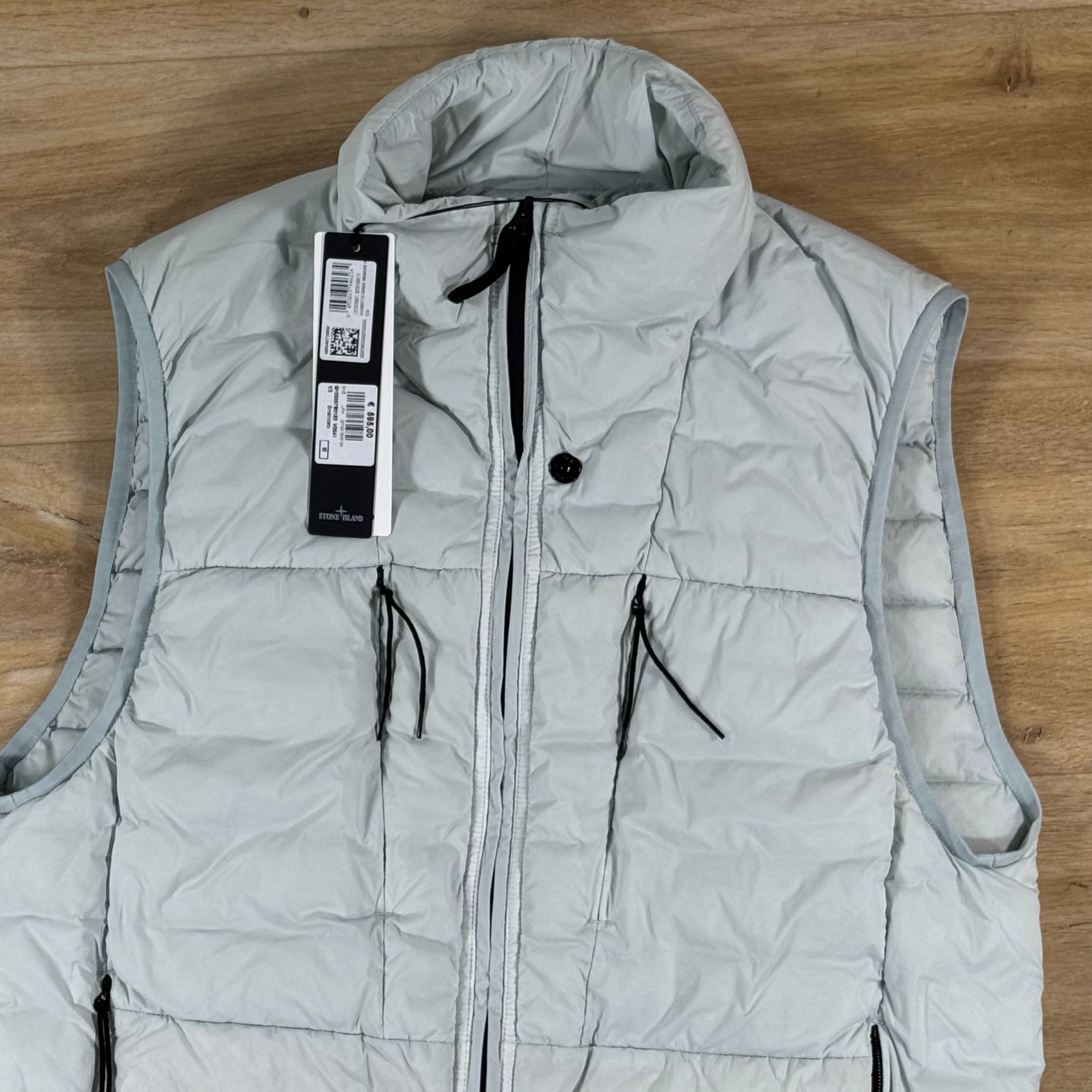 Stone Island Seamless Tunnel Nylon Down-TC Vest in Sky Blue