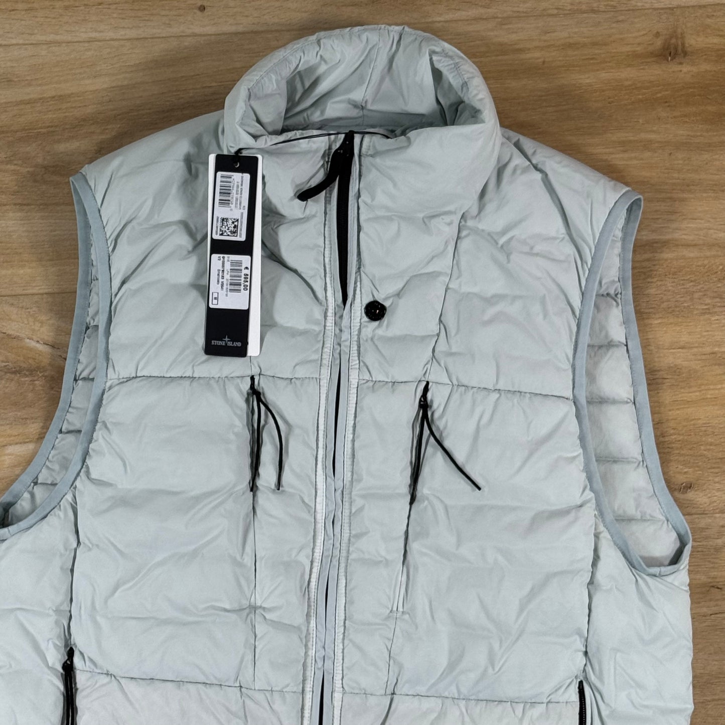 Stone Island Seamless Tunnel Nylon Down-TC Vest in Sky Blue