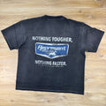 Represent Nothing Faster T-Shirt in Stained Black