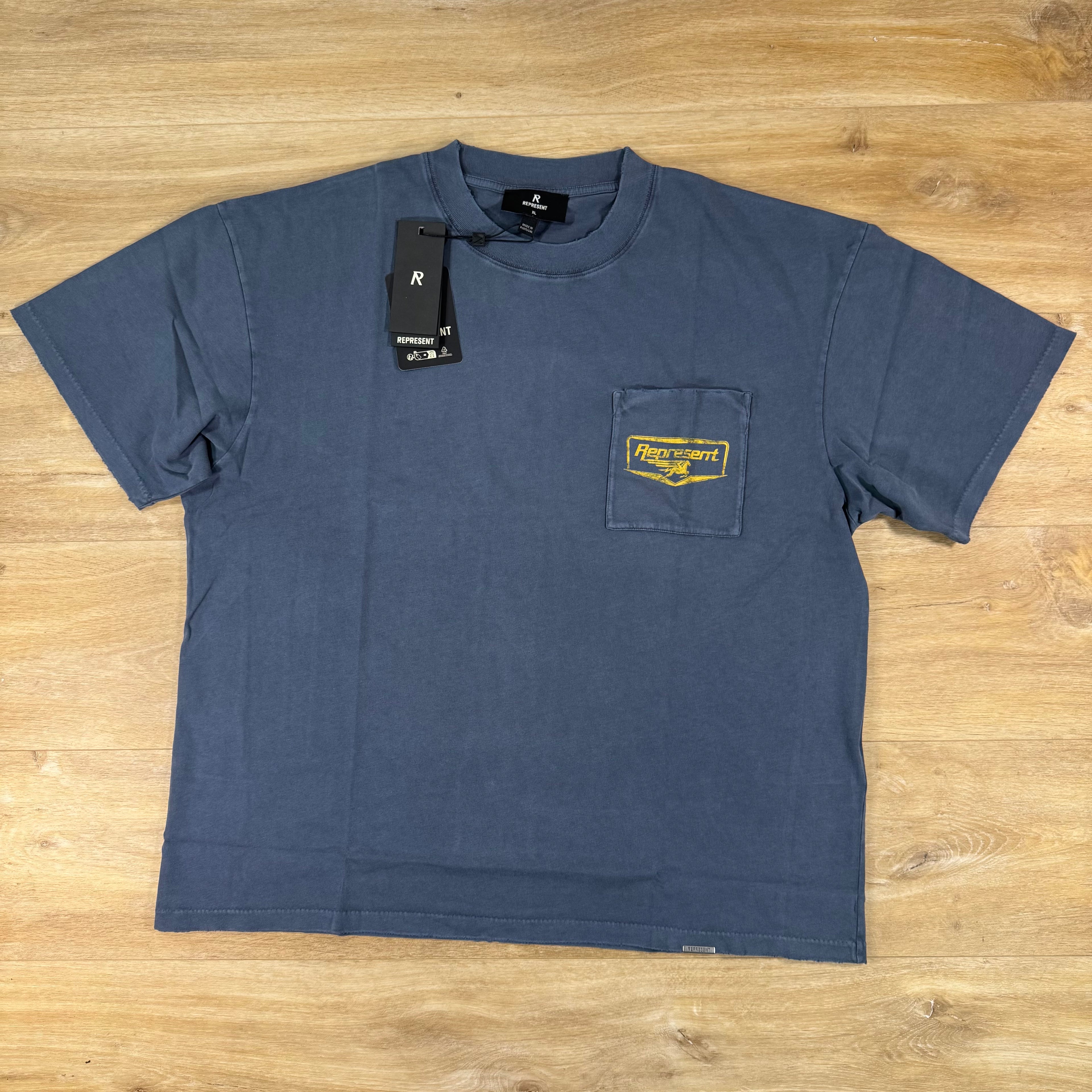 Represent Nothing Faster T-Shirt in Indigo