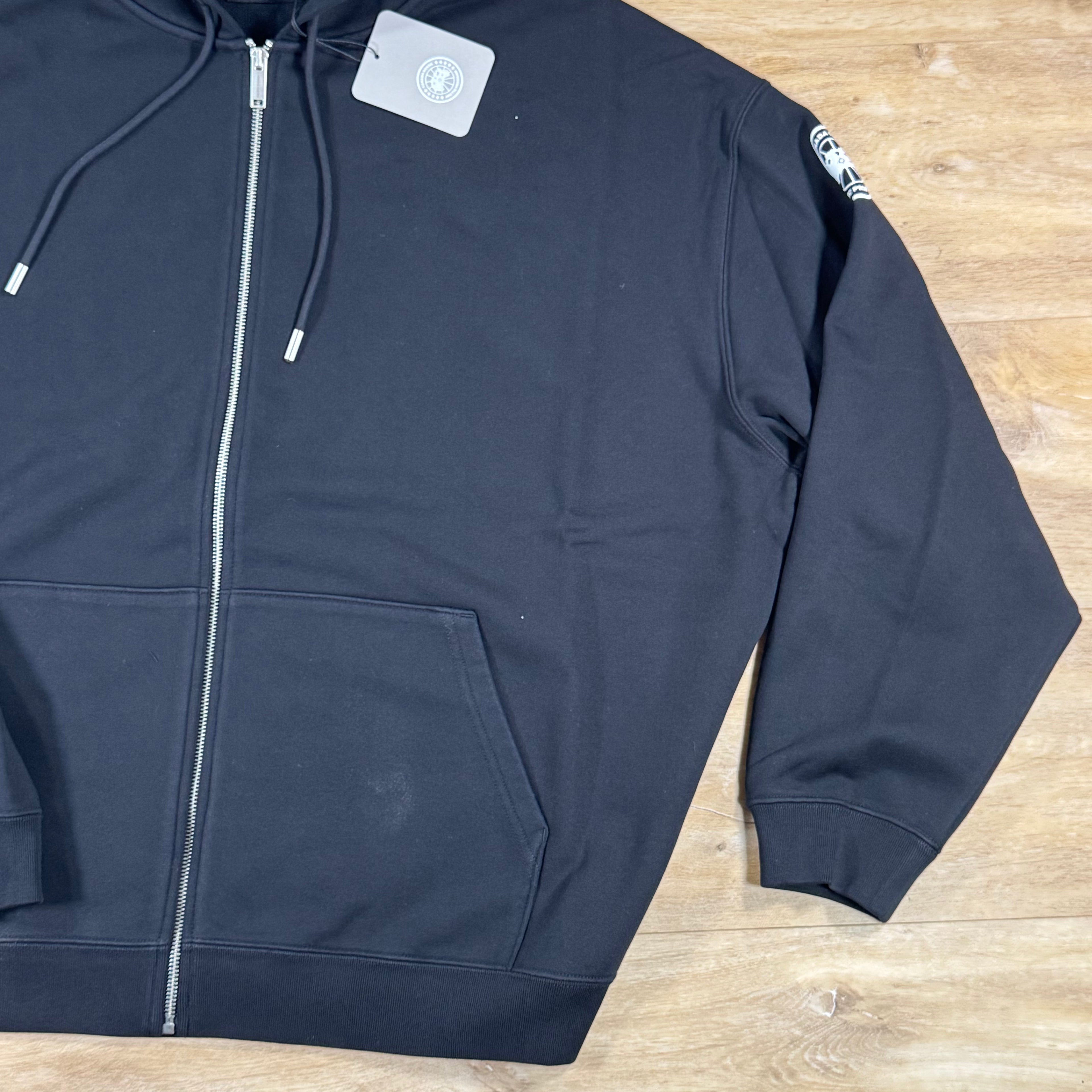 Canada Goose Rove Full-Zip Graphic Hoodie in Black