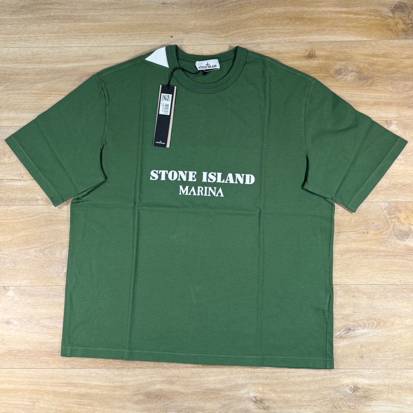 Stone Island Marina Oversized-Fit T-Shirt in Quartz Green